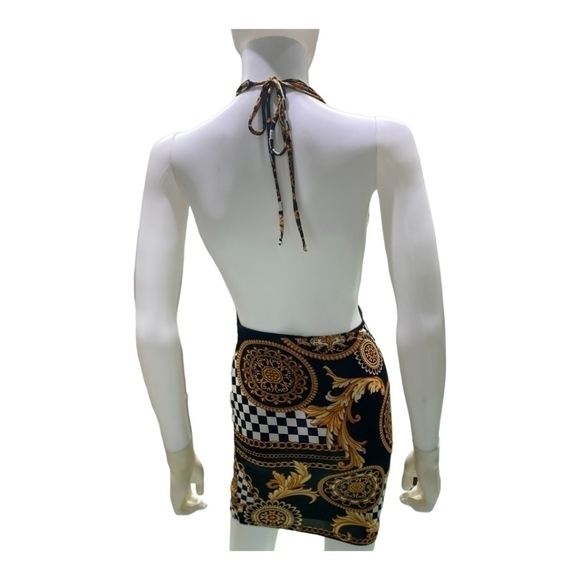 Celebrity Fashion Halter  Mini Dress - Picture 4 of 7